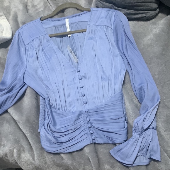 Puffed Sleeve Blouse | Anthropologie (NWT) - Picture 3 of 3